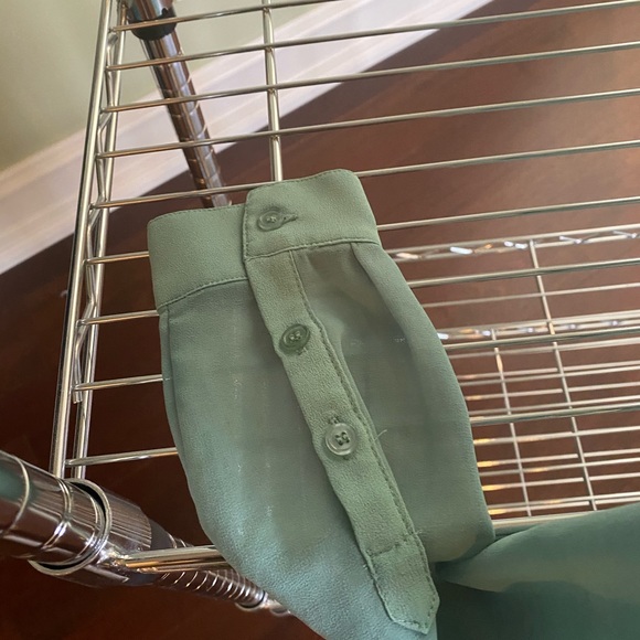 Sheer Button Down Blouse - XS - Picture 3 of 4